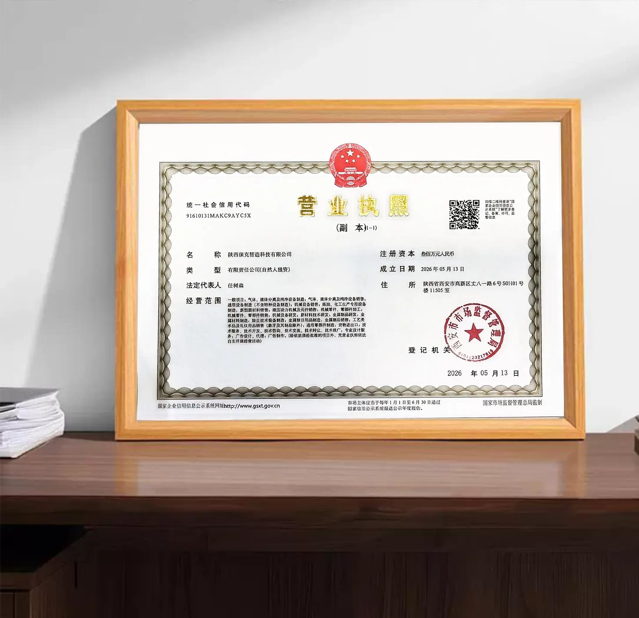 BUSINESS LICENSE